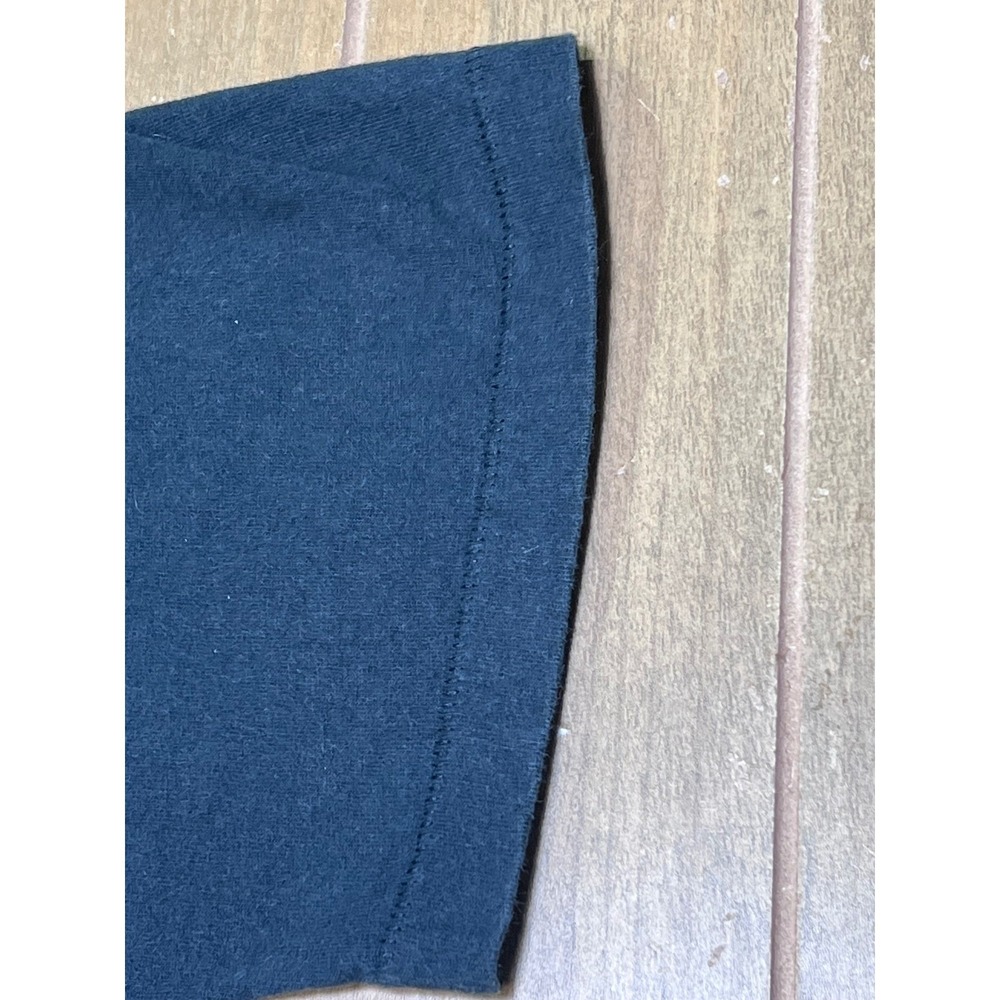 BVD vintage premium Pocket T-Shirt Mens XL Black Single Stitch Made in USA - Picture 6 of 14
